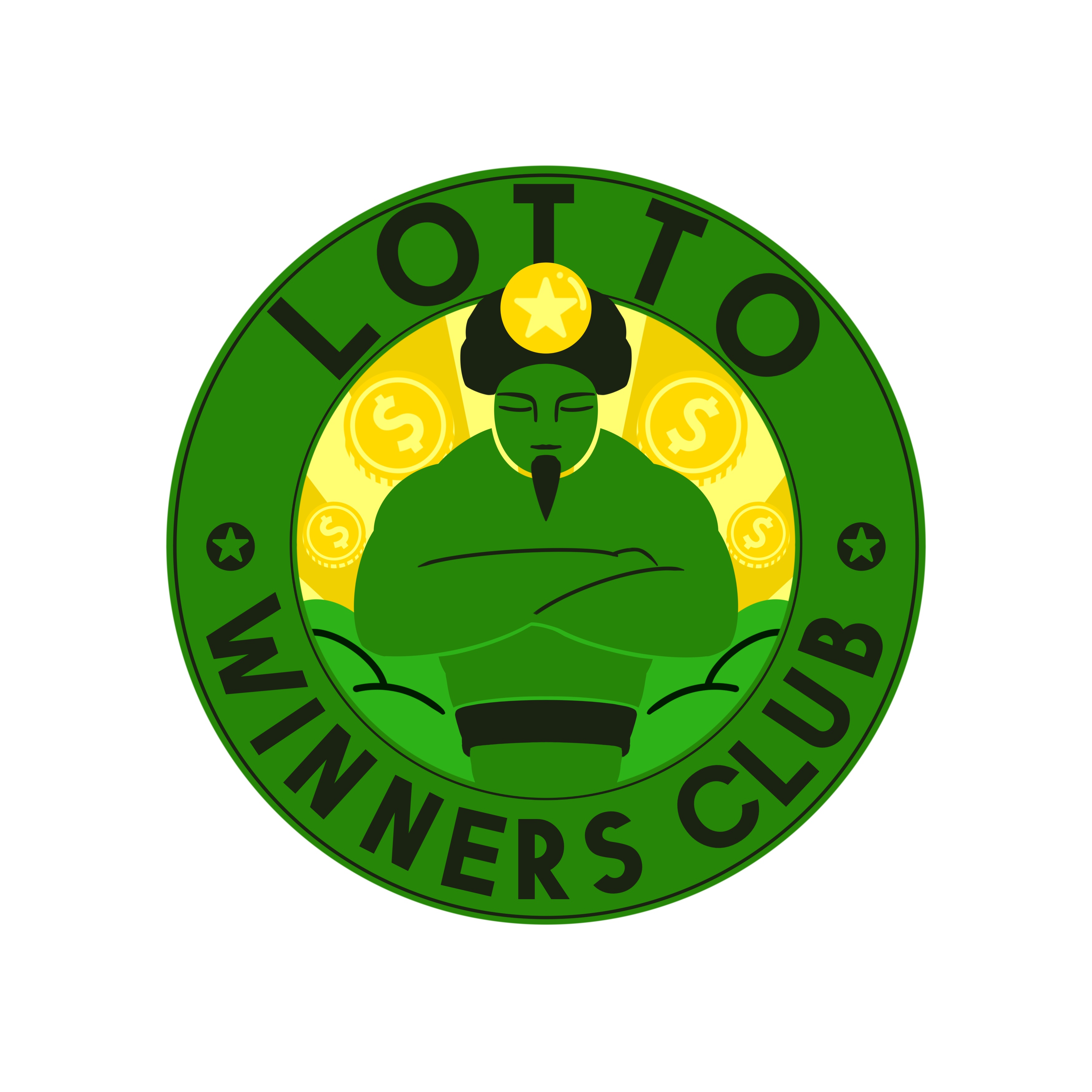 The Lotto Winners Club emblem
